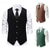 cheap Blazers &amp; Waistcoats-Vintage 1920s Vest Waistcoat The Great Gatsby Gentleman Groomsmen Slim Fit Men&#039;s Masquerade Wedding Wedding Guest Party / Evening Adults&#039; Vest