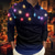 cheap Men&#039;s Christmas Polo-Lights Men&#039;s Casual 3D Print Golf Polo Outdoor Casual Daily Streetwear Polyester Long Sleeve Turndown Polo Shirts Wine Navy Blue Fall &amp; Winter S M L Micro-elastic Lapel Polo