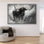 cheap Animal Paintings-Handmade Oil Painting Canvas Wall Art Decoration Black-and-White Abstract Style Animal Bull for Home Decor Rolled Frameless Unstretched Painting