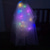 cheap Decorative Lights-LED Luminous Head Veil Long 23.62inch Luminous Yarn Fairy Children&#039;s Ribbon Bow Veil With Light String Party Wedding Bride