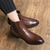 cheap Chelsea Boots-Men's Black Faux Leather Chelsea Boots - Perfect for Business Meetings, Formal Events, and Evening Outfits