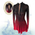 baratos Vestidos de Patinação Artística-Vestidos para Patinação Artística Para Meninas Patinação no Gelo Vestidos Preto / Vermelho Detalhes e Estampas Elasticidade Alta Profissional Competição Roupa para Patinação Térmico / Quente Cristal