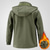 ieftine Fleece și jachete 3 în 1-Bărbați Set sport Jachete Iarnă Pantaloni termici Iarnă În aer liber Termic cald Impermeabil Rezistent la Vânt Tél iarnă Jachete de Lână Negru Verde Militar Gri