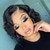 cheap Black &amp; African Wigs-Synthetic Wig Curly Asymmetrical Wig Short Black Synthetic Hair Women&#039;s Fashionable Design Soft Natural Black