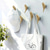 abordables Almacenamiento y organización-1pc/3pcs, ganchos para abrigos de pájaros de grano de madera de diseño - resina premium creativos pájaros montados en la pared decoración de arte decorativo sombrero toalla bolsa percha regalo para el