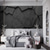 cheap Wallpaper-Cool Wallpapers Black Wallpaper Wall Mural 3D Geometric Stripe Covering Sticker Peel and Stick Removable PVC/Vinyl Material Self Adhesive/Adhesive Required Wall Decor for Living Room Kitchen Bathroom
