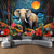 cheap Animal Tapestries-Elephant Painting Hanging Tapestry Wall Art Large Tapestry Mural Decor Photograph Backdrop Blanket Curtain Home Bedroom Living Room Decoration