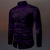 cheap Men&#039;s Printed Shirts-Totem Vintage Gothic Men&#039;s Shirt Outdoor Halloween Street Fall &amp; Winter Turndown Long Sleeve Black Blue Purple S M L Shirt