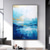 abordables Pinturas abstractas-Pintura al óleo pintada a colgar Pintada a mano Vertical Abstracto Paisaje Contemporáneo Moderno Sin marco interior  (sin marco)
