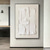 cheap Abstract Paintings-Heavy Textured Thick Acrylic 3D Abstract Beige White Oil Painting Canvas Picture Wall Art Hand Painted framed Artwork Stretched Frame Ready to Hang
