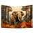 cheap Animal Tapestries-Elephant Painting Hanging Tapestry Wall Art Large Tapestry Mural Decor Photograph Backdrop Blanket Curtain Home Bedroom Living Room Decoration