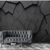 cheap Wallpaper-Cool Wallpapers Black Wallpaper Wall Mural 3D Geometric Stripe Covering Sticker Peel and Stick Removable PVC/Vinyl Material Self Adhesive/Adhesive Required Wall Decor for Living Room Kitchen Bathroom
