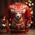 cheap Men&#039;s Christmas Hoodies-Graphic Elk Men&#039;s Fashion 3D Print Pullover Sweatshirt Holiday Vacation Sweatshirts Red Brown Long Sleeve Crew Neck Print Spring &amp;  Fall Designer Hoodie Sweatshirt
