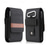 cheap Universal Phone Bags-Vertical Nylon Dual Pocket Phone Holster Pouch Belt Clip Case Holder Oxford Cloth Sports Mobile Phone Bag Double Divided Design Power Bank Organizer Earphone Storage Card Storage