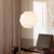 cheap Island Lights-Silk Cocoon Pendant Light Simplicity Wabi-sabi Single Head Lamp for Showroom Creative Tea House Living Room Dining Room LED Hanging Lamp 110-240V