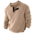 billiga Casual T-shirts för män-Herr Waffle Henley Shirt Henleytröja T-shirts Långärmad tröja Slät Henley Sport Arbetskläder Långärmad Button-Down Kläder Mode Streetwear Ledigt