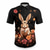 cheap Men&#039;s Printed Shirts-Rabbit Bunny Vintage Casual Men&#039;s Shirt Easter Autumn / Fall Turndown Short Sleeves Black, Yellow, Pink S, M, L 4-Way Stretch Fabric Shirt