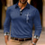voordelige klassieke polo-Voor heren POLO Shirt Golfshirt Grafische prints Kruis Strijkijzer Zwart Wit Wijn Marine Blauw blauw Buiten Straat Lange mouw Afdrukken Kleding Modieus Streetwear Ontwerper Zacht