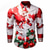 cheap Men&#039;s Christmas Shirt-Tree Bell Casual Men&#039;s Shirt Daily Wear Going out Fall &amp; Winter Turndown Long Sleeve Black, White, Burgundy S, M, L 4-Way Stretch Fabric Shirt