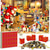 cheap Christmas Decorations-Jigsaw Puzzle Advent Calendar 2024-1008 Pieces Jigsaw Puzzle for Adult Kids,24 Days Countdown Calendar,The Birth of Jesus,Family Game Puzzle,Christmas Gift Idea for Teens