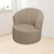 voordelige Fauteuil deksel en armloze stoelhoes-stretch draaibare stoelhoes bordeauxrode clubstoel casual stoelhoes accent moderne stijl ronde armstoelhoes meubelbeschermer dikker spandex jacquard hoes wasbaar