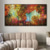 cheap Floral/Botanical Paintings-Hand-Painted Oil Paintings Canvas Wall Art Decoration Modern Abstract  Autumn Nature Scenery Trees are Luxuriant  for Home Decor Rolled Frameless Unstretched Painting