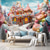 economico arazzo paesaggistico-casa di candyland arazzo appeso arte murale grande arazzo decorazione murale fotografia sfondo coperta tenda casa camera da letto soggiorno
