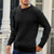 voordelige pullover voor heren-Voor heren Trui Jurk Trui Geribd Kabel breien Gecoupeerd Gebreid Strakke ronde hals Uitgaan Weekend Kleding Herfst Winter Zwart Blozend Roze M L XL