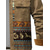ieftine Cămăși groase-Tribal Bandana Print Epocă Tribal Bărbați Cămașă Jachetă cămașă În aer liber Stradă Casul / Zilnic Toamna iarna Răsfrânt Manșon Lung Maro S M L Cămașă