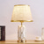 billiga sänglampa-handmålad guldglaserad keramisk bordslampa ursnygg sänglampa för sovrum med fatformad lampskärm traditionell vas sovrumsbordslampa 47 * 30 cm 85-265v