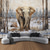 cheap Animal Tapestries-Elephant Painting Hanging Tapestry Wall Art Large Tapestry Mural Decor Photograph Backdrop Blanket Curtain Home Bedroom Living Room Decoration