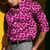 cheap Men&#039;s Printed Shirts-Leopard Print Casual Men&#039;s Shirt Daily Wear Going out Weekend Fall &amp; Winter Turndown Long Sleeve Yellow, Pink, Rose Red S, M, L 4-Way Stretch Fabric Shirt