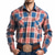cheap Men&#039;s Casual Shirts-Plaid / Check Vintage western style Men&#039;s Shirt Daily Wear Going out Weekend Fall &amp; Winter Turndown Long Sleeve Pink, Burgundy, Blue S, M, L 4-Way Stretch Fabric Shirt