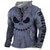 cheap Halloween Hoodies &amp; Sweatshirts-Halloween Jack Skellington Hoodie Mens Graphic Prints Monster Daily Classic Casual 3D Sweatshirt Pullover Holiday Going Out Sweatshirts Blue Brown Green Long Sleeve Grey Cotton