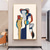 cheap Abstract Paintings-Mintura Handmade Cartoon Figure Oil Paintings On Canvas Wall Art Decoration Modern Abstract Picture For Home Decor Rolled Frameless Unstretched Painting