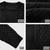 voordelige pullover voor heren-Voor heren Trui Jurk Trui Geribd Kabel breien Gecoupeerd Gebreid Strakke ronde hals Uitgaan Weekend Kleding Herfst Winter Zwart Blozend Roze M L XL