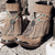 cheap Cowboy &amp; Western Boots-Women&#039;s Boho Fringe Ankle Boots with Dreamcatcher Charm, Perfect for Festival Wear and Casual Outfits