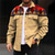 cheap Overshirts-Tribal Geometry Bandana Print Vintage Casual Tribal Men&#039;s Shirt Shirt Jacket Shacket Outdoor Street Casual Daily Fall &amp; Winter Turndown Long Sleeve Brown khaki S M L Shirt