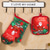 cheap Christmas Kitchen-2Pcs/set Christmas Microwave Mitts Thick Household Kitchen Microwave Oven Gloves Heat Insulation Oven Gloves Baking Heat