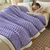 baratos lar-Cobertor sherpa pesado e aconchegante, cobertor de cochilo espesso de camada dupla com cobertor de veludo de feijão, cobertor pequeno de flanela, lençol de cama, capa de veludo coral, cobertor de sofá