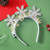 cheap Christmas Lights-Christmas LED Hair Band，Glowing Crutch Headband，Xmas Tree Snowflake Hair Band，Deer Horn Light Flashing Headwear