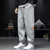 abordables Survêtements de sport-Homme Joggings Pantalon Jogging Pantalon à déchirer Pantalon Poche Plein Confort Respirable Extérieur du quotidien Sortie Mode Décontractées Noir Grise