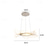 levne Ostrovní světla-LED závěsná svítidla 42/52 cm 3000-6000k 1-světlo lotosového listu akrylová lustrová lampa moderní moderní styl kuchyně jídelna domácí barové světlo 110-120v 220-240v