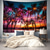 abordables Tapisserie de Plage Océanique-éclairage de plage tapisserie suspendue art mural grande tapisserie décor mural photographie toile de fond couverture rideau maison chambre salon décoration