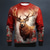 cheap Men&#039;s Christmas Hoodies-Graphic Elk Men&#039;s Fashion 3D Print Pullover Sweatshirt Holiday Vacation Sweatshirts Red Brown Long Sleeve Crew Neck Print Spring &amp;  Fall Designer Hoodie Sweatshirt