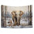 cheap Animal Tapestries-Elephant Painting Hanging Tapestry Wall Art Large Tapestry Mural Decor Photograph Backdrop Blanket Curtain Home Bedroom Living Room Decoration
