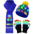 cheap Santa Hat &amp; Accessories-2023 New Jacquard LED Glow Christmas Hat Scarf Set Autumn and Winter Festival Pattern Multi color Jacquard