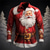 Недорогие мужские рождественские рубашки-Санта-Клаус повседневная мужская рубашка повседневная одежда на выход осенью&amp;amp; зимняя отложная рубашка с длинными рукавами желтого, красного, бордового цвета s, m, l, эластичная в 4-х направлениях