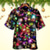 Χαμηλού Κόστους ανδρικά χριστουγεννιάτικα πουκάμισα-μοτίβο καλλιτεχνικό casual ανδρικό πουκάμισο υπαίθριο δρόμο πτώση turndown κοντομάνικο μαύρο πουκάμισο s m l