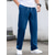 cheap Sweatpants-Men&#039;s Trousers Straight Leg Sweatpants Pleated Pants Pocket Drawstring Elastic Waist Plain Comfort Breathable Outdoor Daily Going out 100% Cotton Fashion Casual Black Blue
